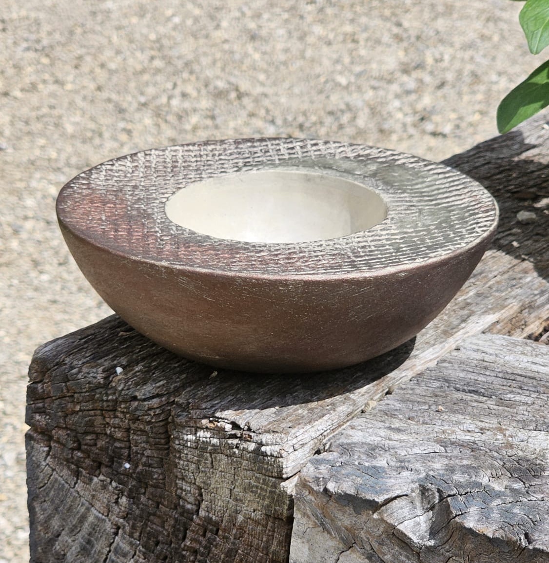 Bol double paroi en céramique